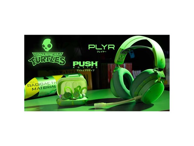 Skullcandy×ニンジャ・タートルズ、コラボイヤホン＆ゲーミングヘッド