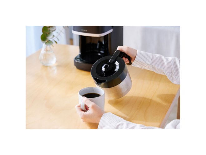 シロカ、全自動コーヒーメーカー「カフェばこPRO」にステンレス