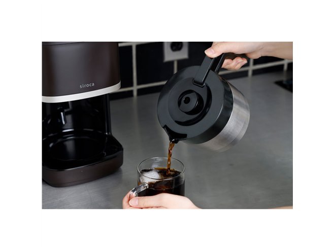 シロカ、全自動コーヒーメーカー「カフェばこPRO」にステンレス