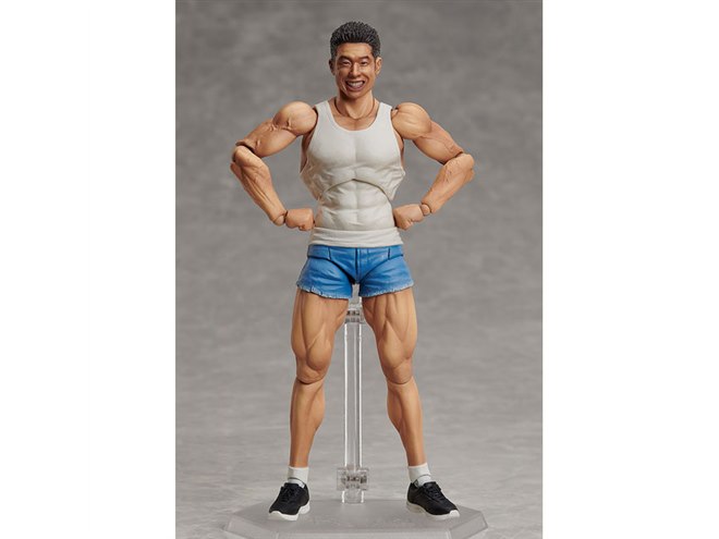 なかやまきんに君」が可動フィギュアになって登場、「パワー！顔」が