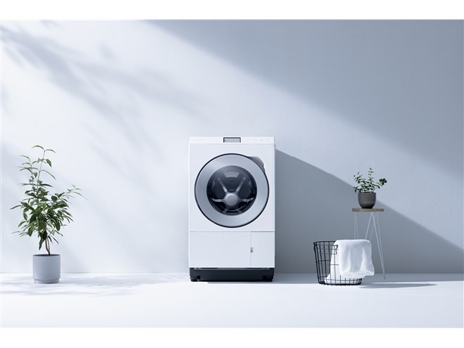パナソニック、消費電力量を削減した「ななめドラム洗濯乾燥機」2025年