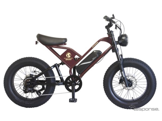 ファットバイクスタイルの電動アシスト自転車「CYCOO GHOST」に新色3色