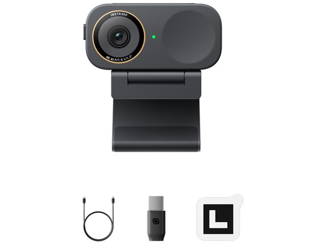 Insta360、1/1.3型イメージセンサー搭載の4K AIウェブカメラ「Link 2
