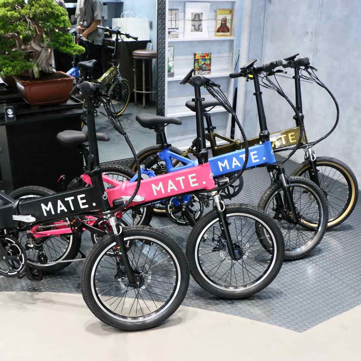 極太タイヤで話題となった「MATE.BIKE」のミニベロe-Bikeに街乗り向け