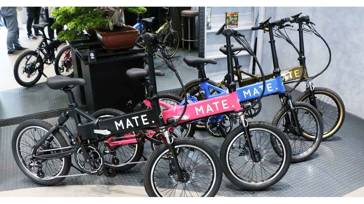 極太タイヤで話題となった「MATE.BIKE」のミニベロe-Bikeに街乗り向け