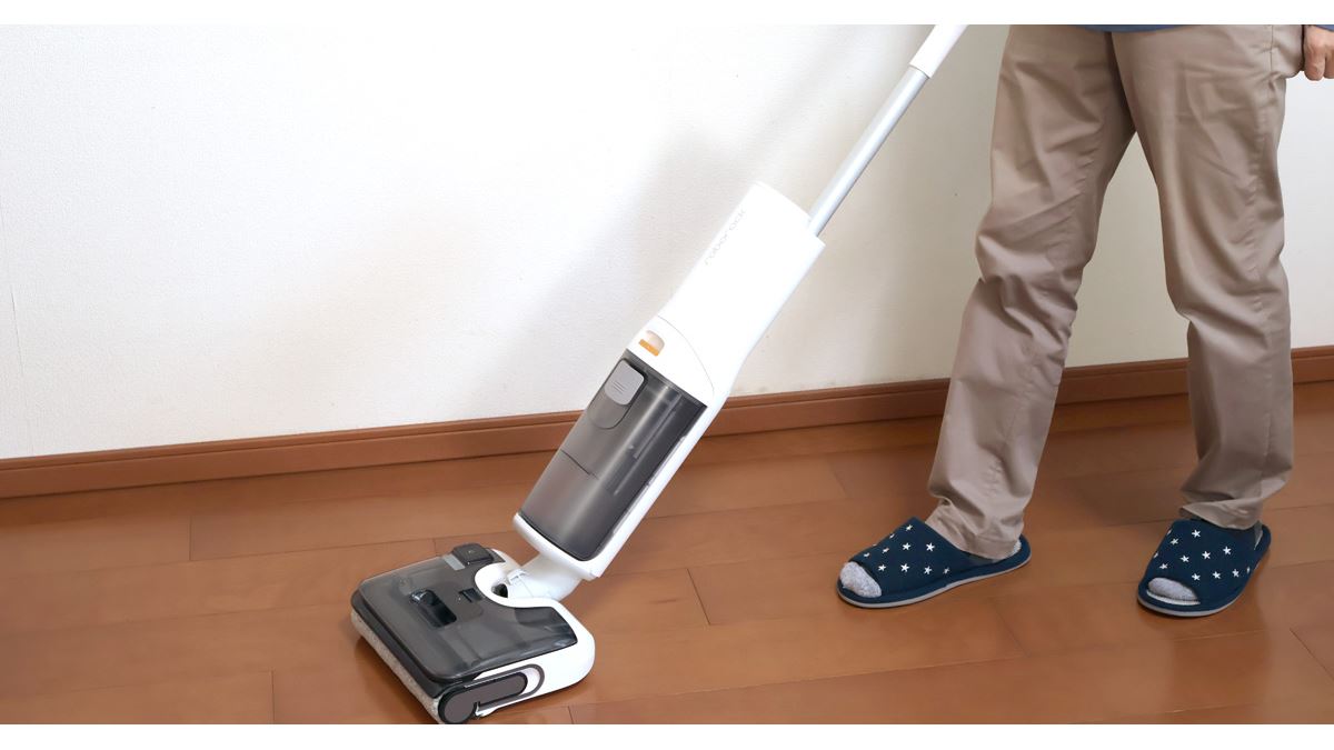 吸引と水拭き同時にできるスティック掃除機が4万円で手に入る