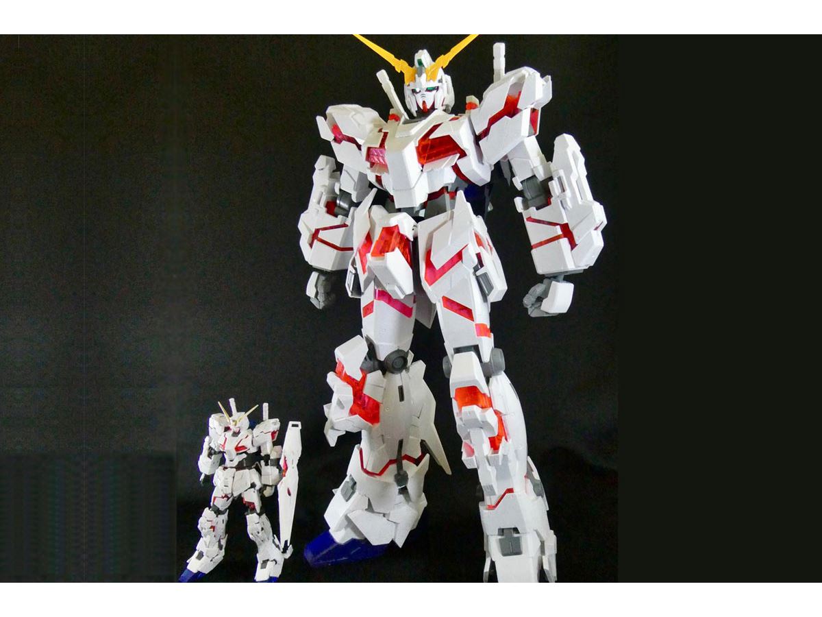 史上最大級！ 巨大ガンプラ「1/48 ユニコーンガンダム」の完成度が高い