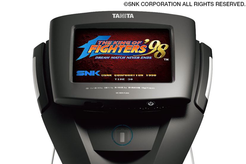 タニタとSNKのコラボ体組成計が登場！ KOFの人気キャラを推定したら