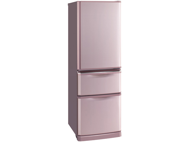 大型冷蔵庫 破格】三菱ノンフロン冷凍冷蔵庫MR-C37W-B 大型冷蔵庫 破格