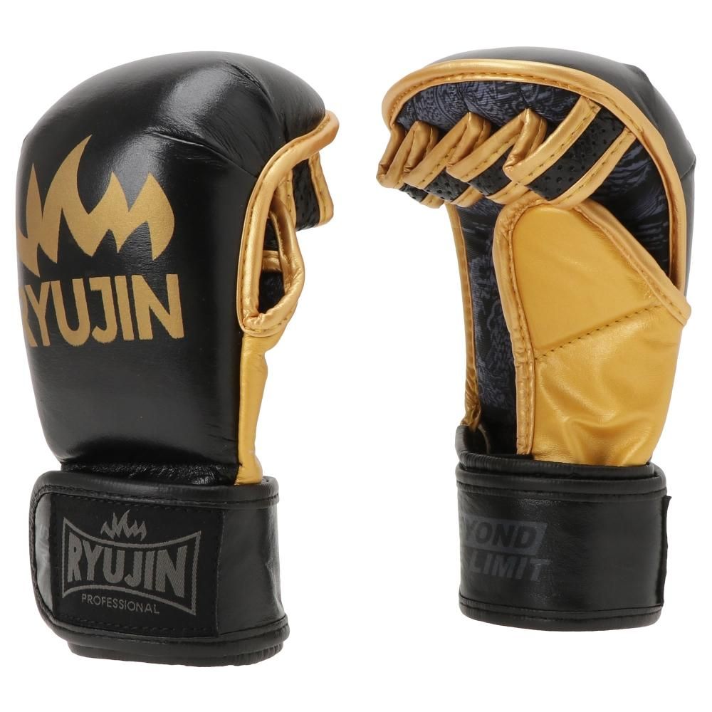 RYUJIN 本革プロフェショナルMMAトレーニンググローブ - 格闘技用品