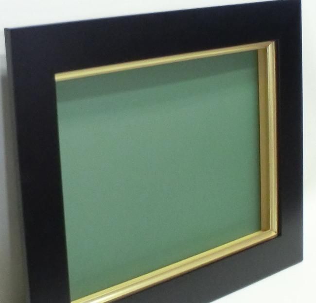 3450 ブラック F3号 273×220mm 油彩額縁 (f3) 木製(MDF製) フレーム