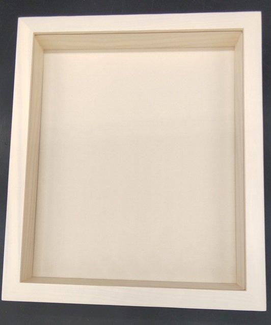 角箱 乳白 F8号 油彩額縁 アクリル板仕様 - 額縁 - 激安通販 | 額の