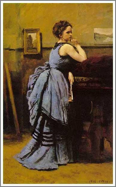 ピサロ【ブージヴァルのセーヌ川】 - 手描き 絵画（油絵複製画）販売の