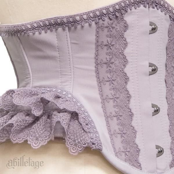 size3即納可能】ヴィクトリアンミニコルセット(ラベンダー) - 【公式
