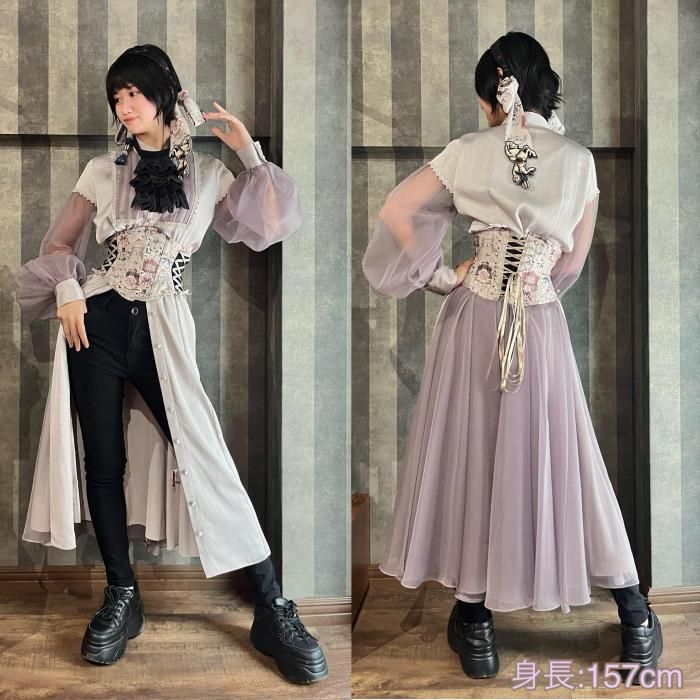 受注生産】CIRCUSミニコルセット(グレージュ) - 【公式】abilletage