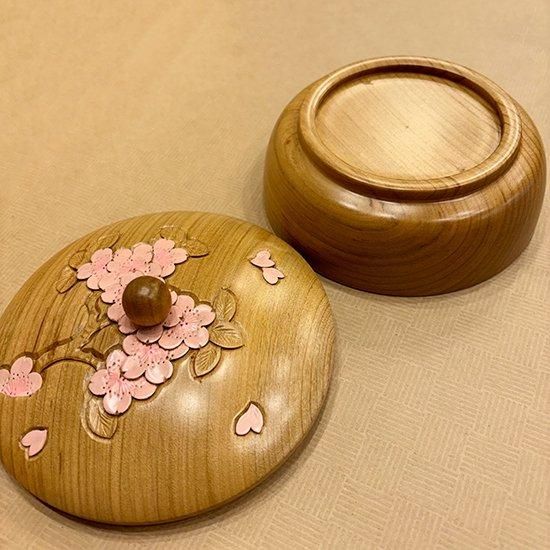 さくらボンボニエール | 菓子器 - SHIBAZAKI（軽井沢彫シバザキ