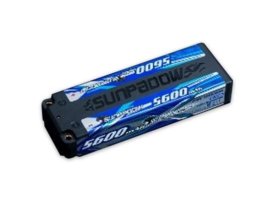 SUNPADOW 7.4V / 5600mAh / 120C Blueリポバッテリー - セキド