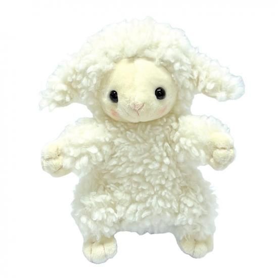 ハンドパペット(リニューアル) ヒツジ(アイボリー) - ぬいぐるみ