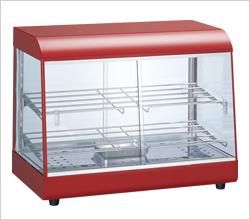 ホットショーケース 外形寸法：W600xD350xH465【販促・POP・店舗用品