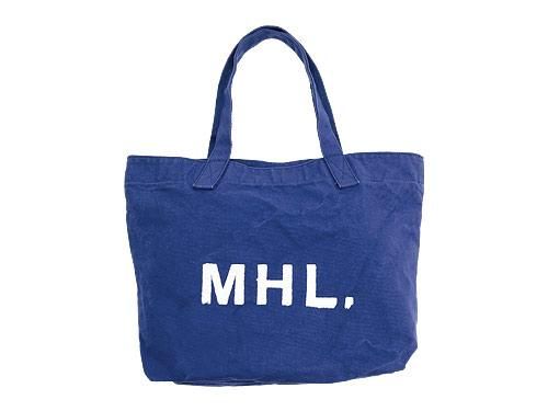 MHL. HEAVY CANVAS TOTE BAG 110BLUE 【596171550】 MHL.通販・取扱い
