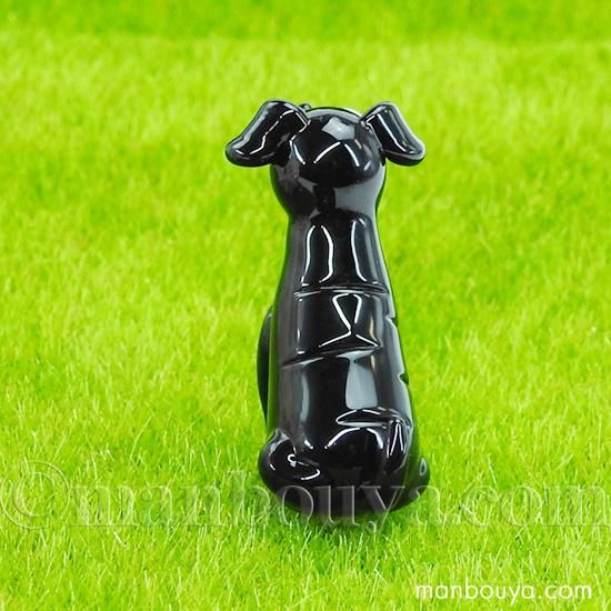 犬 置物 ガラス細工 ミニチュア 雑貨 グラススクエア ラブラドール