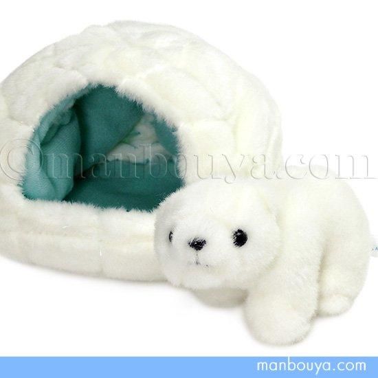 シロクマ ぬいぐるみ 家 セット 水族館グッズ AQUA エスキモーハウス