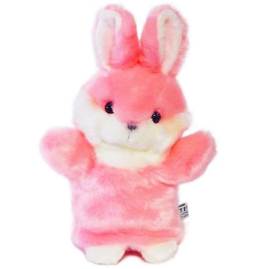 ぬいぐるみ】うさぎハンドパペット◇キュート販売◇パペット