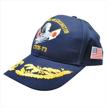 CVN73 米海軍空母ジョージワシントン帽子 将官モールーJieitai.net