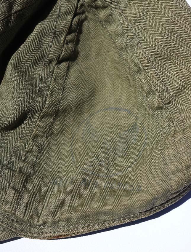 WW2 US ARMY AIR FORCE A3 HBT MACHNIC CAP - MATIN, VINTAGE