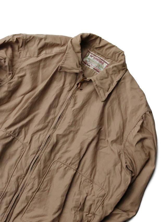 50s McGREGOR SCOTTISH DRIZZLER JACKET LIGHT BROWN SIZE44 - MATIN