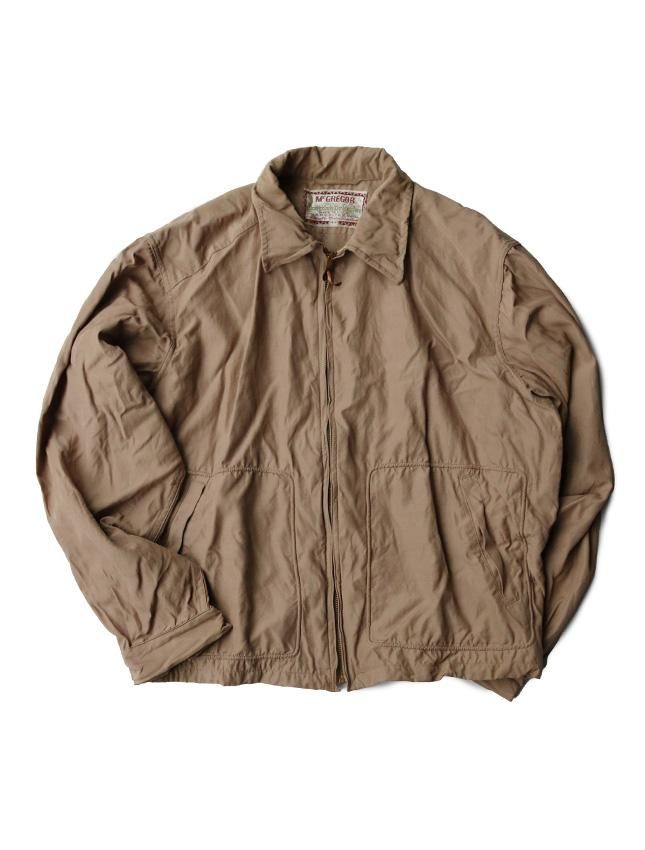 50s McGREGOR SCOTTISH DRIZZLER JACKET LIGHT BROWN SIZE44 - MATIN