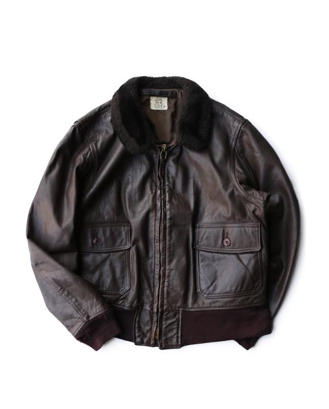 70s US NAVY G-1 FRIGHT JACKET SIZE 46 GOOD COND - MATIN, VINTAGE