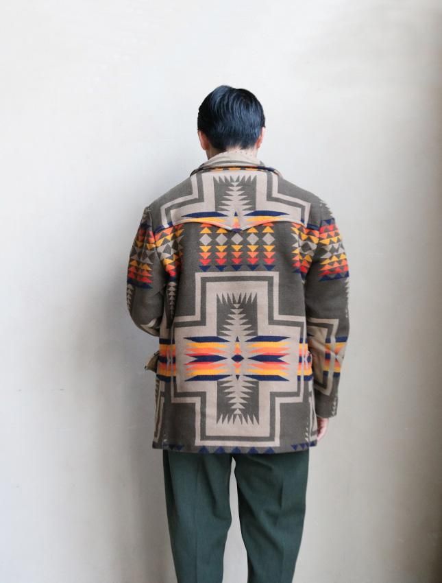 70s PENDLETON CHIEF JOSEPH PATTERN WOOL COAT SIZE 42 | 70年代の