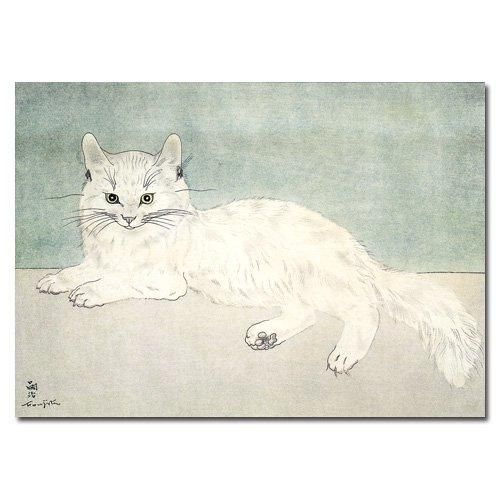 ポストカード 藤田嗣治《白猫》