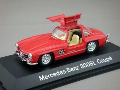 1/43 シュコー メルセデスベンツ 300SL クーペ （レッド） - ミニカー