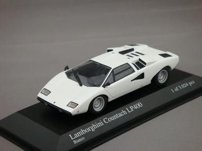 1/43 ミニチャンプス ランボルギーニ カウンタック LP400 （ホワイト