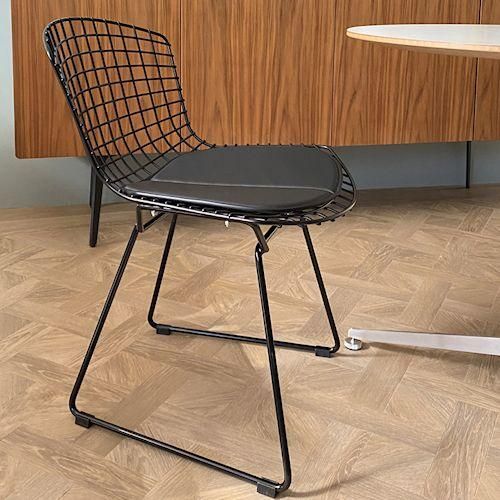 ハリー・ベルトイア/WireChairワイヤーチェア【ブラックフレーム×PU