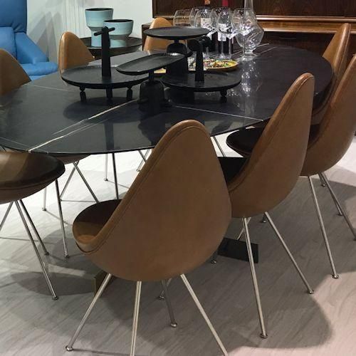 アルネ・ヤコブセン/DropChairドロップチェアリプロダクト【レザー仕様