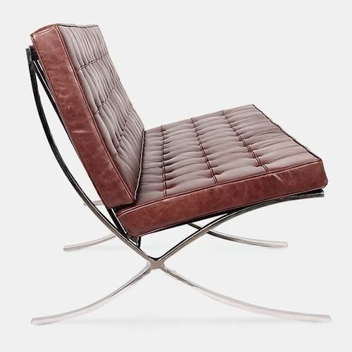 ミース・ファン・デル・ローエ/バルセロナチェア3P【タイプB・W181cm