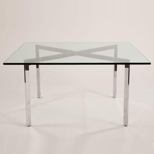 ミース・ファン・デル・ローエ/バルセロナテーブル【スティールライン