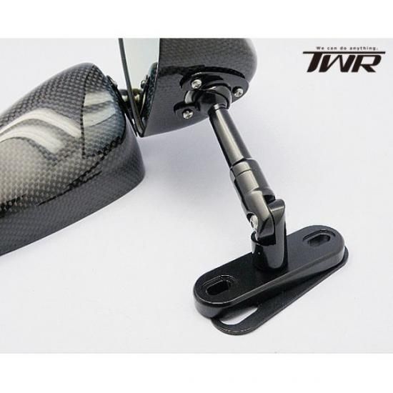 本物のカーボンミラー SIMOTA カウルバイクに最適 - 輸入バイクパーツ