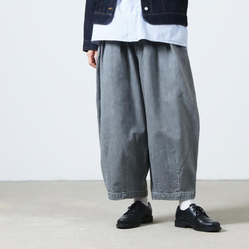 HARVESTY (ハーベスティ) サーカスパンツ ブラックデニム