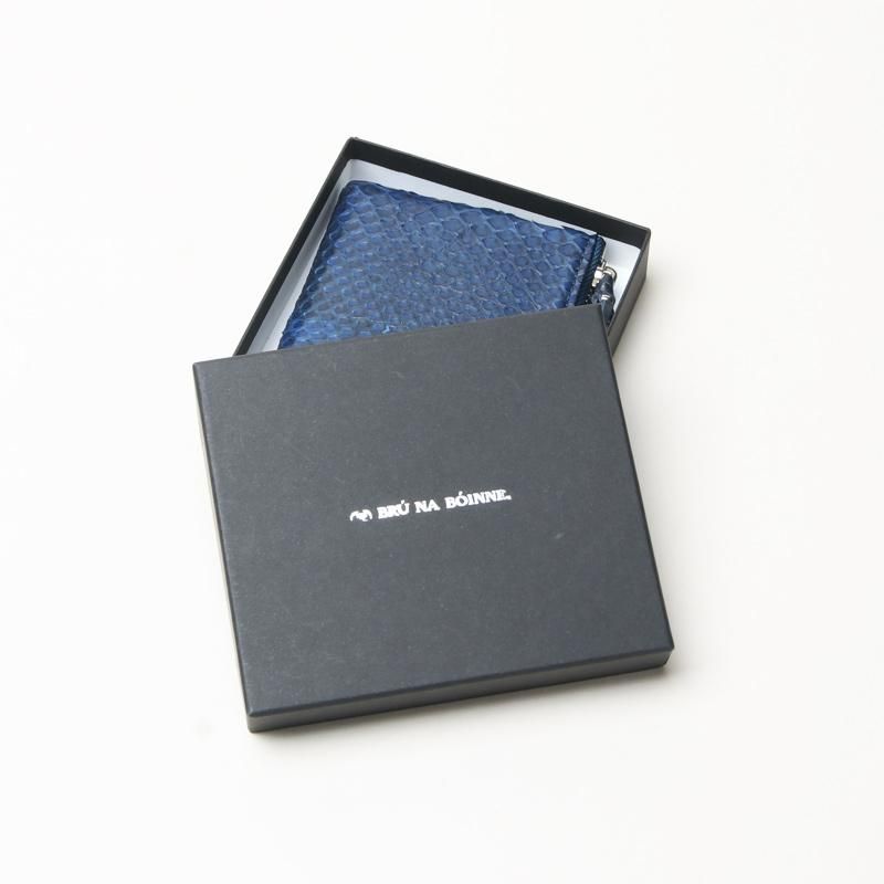 BRU NA BOINNE (ブルーナボイン) インディゴパイソンスモールウォレット