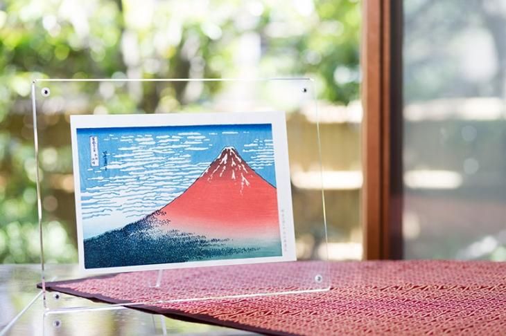 開運の赤富士セット／葛飾北斎「富嶽三十六景 凱風快晴（がいふうかい