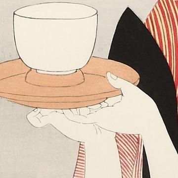 高名美人六歌撰 難波屋 おきた 喜多川歌麿 復刻版浮世絵