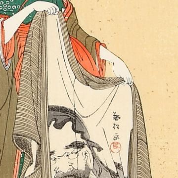 青楼十二時 卯ノ刻 喜多川歌麿 復刻版浮世絵