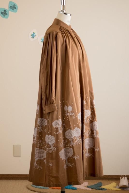 mina perhonen mori no hoshi シャツワンピース - ミナペルホネン正規