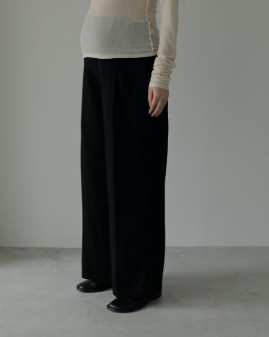 anuke(アンヌーク) Reha. Tuck Wide Pants ☆26春夏予約 【72410701
