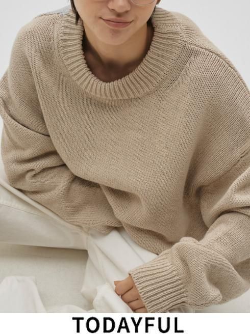 TODAYFUL (トゥデイフル）Roundhem Linen Knit 26春夏予約【12510504