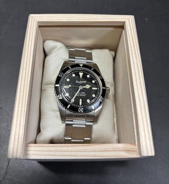 クッシュマン DIVERS WATCH JAMES BPND MODEEL クッシュマン×VAGUE